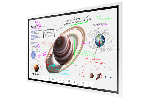 Bảng Tương Tác Thông Minh Samsung WM55B interactive whiteboard 139,7 cm (55") 3840 x 2160 pixels Màn hình cảm ứng màu xám, màu trắng