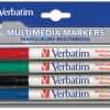 Bút viết trên mọi bề mặt Verbatim Multimedia Markers 4 Pack