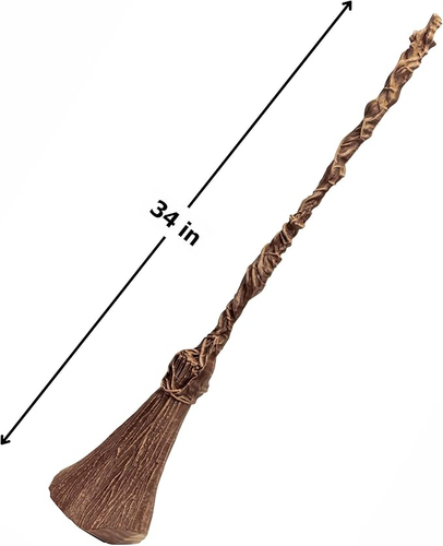 Phụ kiện trang phục hóa trang Disguise Wicked Elphaba Broom Chổi phục trang phong cách giả tưởng Người lớn & trẻ em Bất cứ giới tính nào