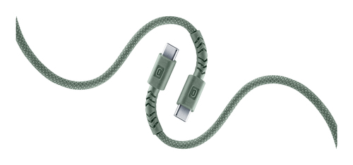 Cáp Cellularline USBDATAUBRC2C15G USB 1,5 m USB C 60 W màu xanh lá cây