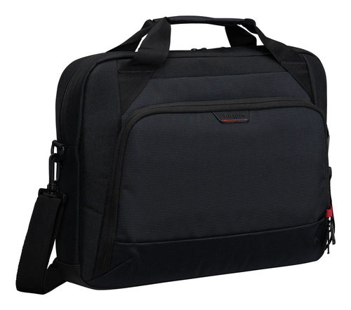 Túi và cặp đựng máy tính xách tay Targus EcoSmart 40,6 cm (16") Cặp tài liệu màu đen, màu đỏ
