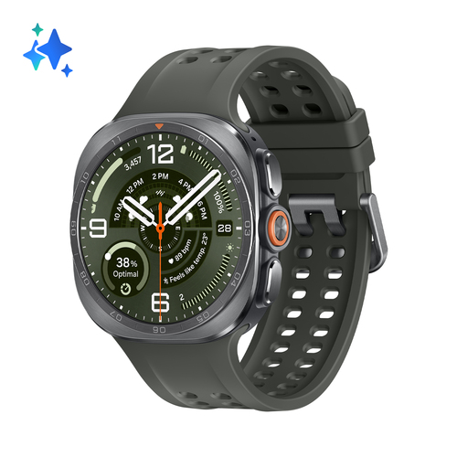 Đồng hồ thông minh Samsung Galaxy Watch Ultra2 3,81 cm (1.5") AMOLED 47 mm Kỹ thuật số 498 x 498 pixels Màn hình cảm ứng 4G Bạc Wi-Fi GPS