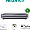 Tivi màn ảnh rộng Hisense PX3 Máy chiếu siêu gần 2800 ANSI lumens UHD 4K (3840x2160) màu đen, màu ghi sẫm