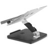 BakkerElkhuizen Ergo-T 350 Giá đỡ máy tính xách tay màu đen, màu xám 58,4 cm (23")