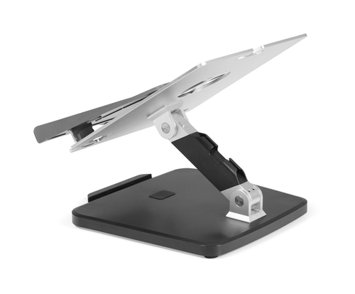 BakkerElkhuizen Ergo-T 350 Giá đỡ máy tính xách tay màu đen, màu xám 58,4 cm (23")