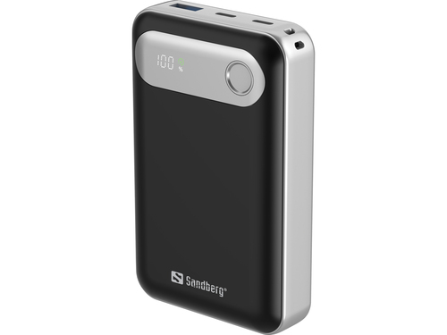 Sạc dự phòng Sandberg 421-41 Lithium Polymer (LiPo) 20000 mAh màu đen, Bạc