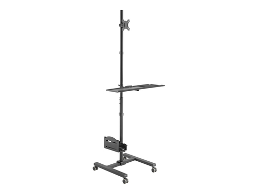 c057cf020b7d7e11264f800e7d87b2a84635af75.jpg Xe/kệ đẩy văn phòng phẩm Equip 650171 màu đen Máy tính cá nhân Xe đẩy thiết bị đa phương tiện