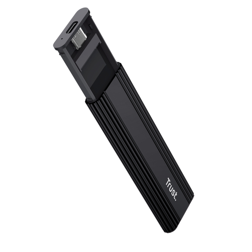 Hộp đựng ổ cứng Trust 25806 Vỏ SSD màu đen