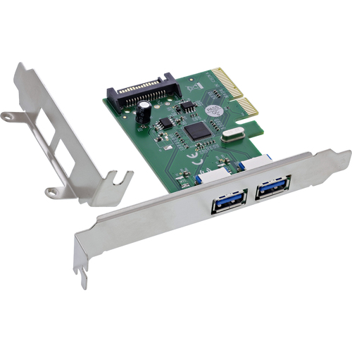 Card giao tiếp & bộ chuyển đổi InLine 76666N Nội bộ USB 3.2 Gen 2 (3.1 Gen 2)