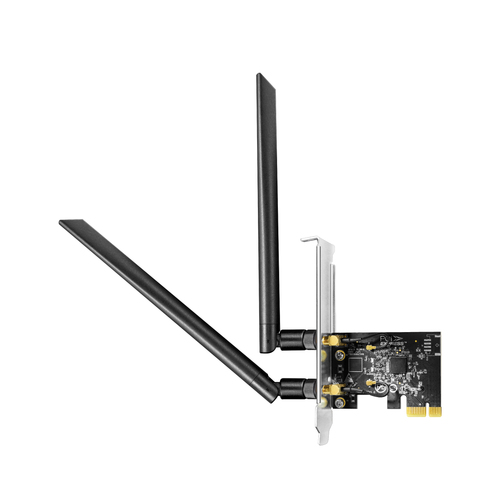 c19b0b7cc4a8c542c419e1b183b5307c21f499c7.jpg Card mạng Cudy Мрежова карта WE1300, Dual-Band PCI-e, 867 - 400 Mbps Nội bộ 867 Mbit/s