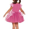 Trang Disney Official Deluxe Pink Minnie Mouse Costume Váy đầm hóa Trẻ em Cái Điện ảnh 250 g