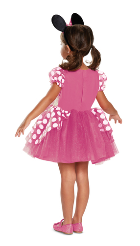 Trang Disney Official Deluxe Pink Minnie Mouse Costume Váy đầm hóa Trẻ em Cái Điện ảnh 250 g