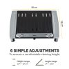 Giá đỡ laptop Fellowes 8036701 Giá đỡ laptop Giá đỡ máy tính xách tay màu đen, Bạc 43,2 cm (17″)