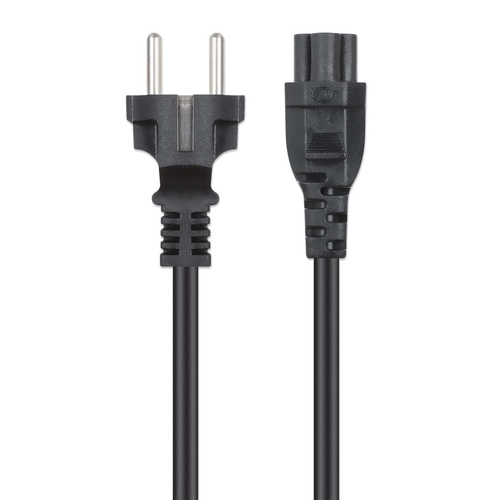 c2a3ea643a480210cd1ff401a4819a8671bf8d24.jpg Dây cáp điện Manhattan 354172 màu đen 1 m CEE7/7 IEC C5