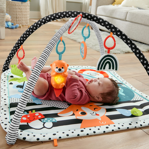 Thảm tập thể dục & chơi cho em bé Fisher-Price JMN72 Vải, Nhựa Đa màu sắc Thảm chơi cho em bé
