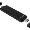 Hộp đựng ổ cứng TooQ TQE-2240B Hộp đựng ổ cứng Vỏ SSD màu đen M.2