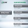Dây cáp mạng InLine 71902W màu trắng 2 m Cat6a U/FTP (STP) Tròn