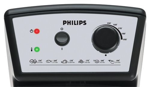 Bếp chiên rán Philips HD6163/00 Đơn 2000 W màu đen, Thép không gỉ