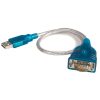Cáp nối tiếp StarTech.com ICUSB232 màu xanh lơ 0,37 m USB Type-A DB-9