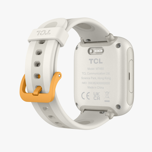 Đồng hồ thông minh TCL Movetime Family Watch 4,27 cm (1.68") TFT Kỹ thuật số 360 x 390 pixels màu trắng GPS
