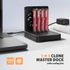 Trạm docking ổ cứng Axagon ADSA-M2C44 USB 4 Type-C màu đen