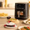 Bếp chiên rán Braun HF5075IBK Đơn 6 L Độc lập Nồi chiên không dầu màu đen