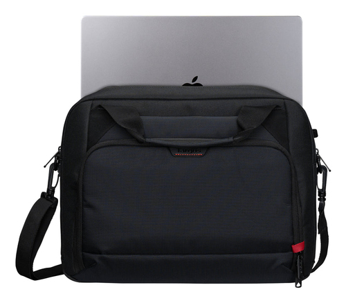 Túi và cặp đựng máy tính xách tay Targus EcoSmart 35,6 cm (14") Cặp tài liệu màu đen, màu đỏ