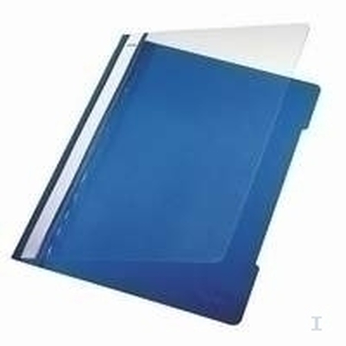 Bìa báo cáo Leitz 41910030 PVC màu xanh lơ, Trong suốt