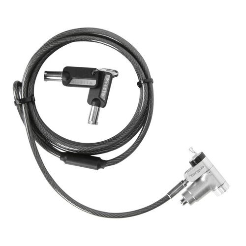 Khóa dây cáp Targus ASP95DMGLX25 màu đen, Bạc