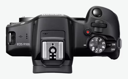 Máy ảnh kỹ thuật số Canon EOS R100 + RF-S 18-45mm F4.5-6.3 IS STM MILC 24,1 MP CMOS 6000 x 4000 pixels màu đen
