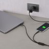 Cáp USB Cellularline USBDATATWINC2C15MK 1,5 m USB C 2 x USB C 120 W màu đen