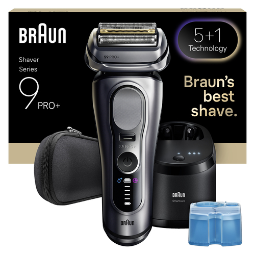 Máy cạo râu Braun Series 9 Pro+ 9667CC Máy cạo râu lưỡi lá Bộ tỉa Bạc
