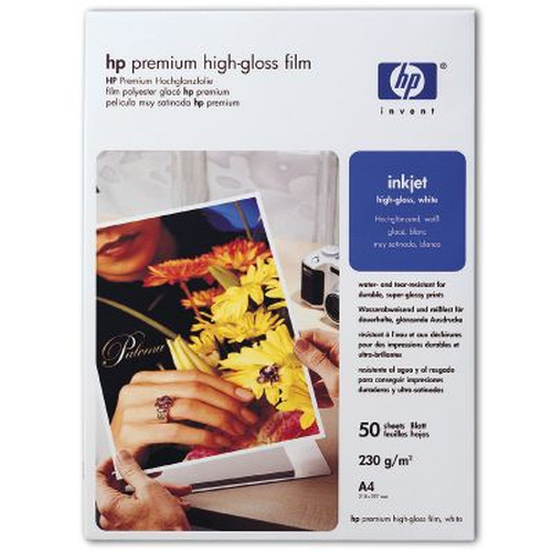 cf089f7adbf35cab86f760f265a3dd1e475a7645.jpg Giấy in ảnh HP Premium High-gloss màu trắng Film-50 sht/A4/210 x 297 mm