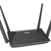 Bộ định tuyến không dây ASUS RT-AX52 Gigabit Ethernet Băng tần kép (2.4 GHz / 5 GHz) màu đen