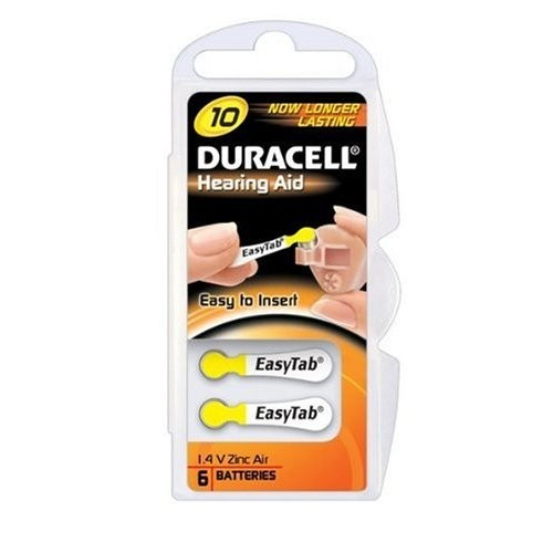 Pin gia dụng Duracell DA10 Pin dùng một lần Kẽm - Không khí