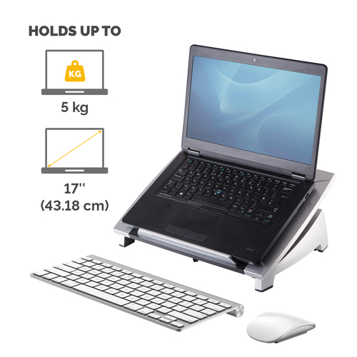 Giá đỡ laptop Fellowes 8032001 Giá đỡ laptop màu đen 43,2 cm (17″)