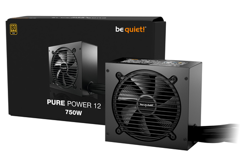 Bộ nguồn máy tính (PSU) be quiet! PURE POWER 12 750W 20+4 pin ATX ATX màu đen