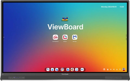 Bảng Tương Tác Thông Minh Viewsonic IFP7553-ED interactive whiteboard 189,2 cm (74.5") 3840 x 2160 pixels Màn hình cảm ứng màu đen USB