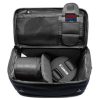 Túi và balô đựng máy ảnh Canon SB100 Bao đựng máy ảnh đeo vai màu xanh lơ, màu nâu