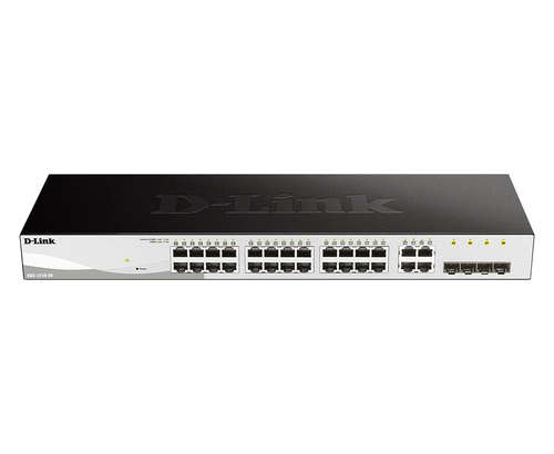Switch mạng D-Link DGS-1210-28 Quản lý L2 Gigabit Ethernet (10/100/1000) 1U màu đen