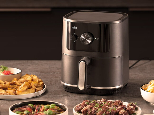 Nồi chiên Braun Multi Fry 3 Đơn 4,3 L Độc lập 1500 W Nồi chiên không dầu màu đen