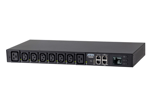 Đơn vị phân phối điện (PDU) ATEN PG8308G-AT 8 ổ cắm AC 1U màu đen