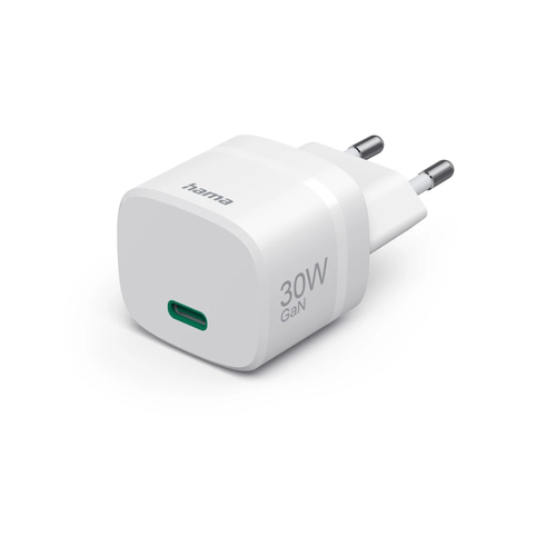 Củ sạc điện thoại Hama 00201964 Điện thoại thông minh, Máy tính bảng, Sạc dự phòng, Tai nghe có mic màu trắng Dòng điện xoay chiều Sạc nhanh Trong nhà