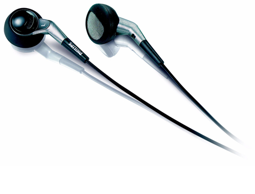Tai Philips SHE255/00 Tai Nghe & Bộ Tai Nghe Kèm Micrô Có dây Kiểu nhét (In-ear) màu đen, Bạc