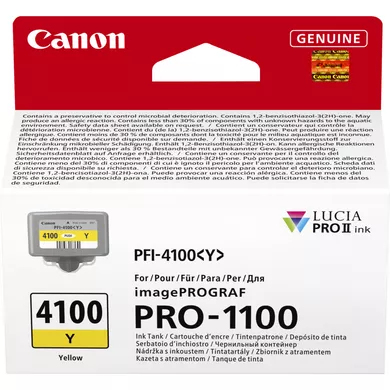 Hộp mực in phun Canon LUCIA PRO II 1 chiếc chính hãng Hiệu suất tiêu chuẩn màu vàng