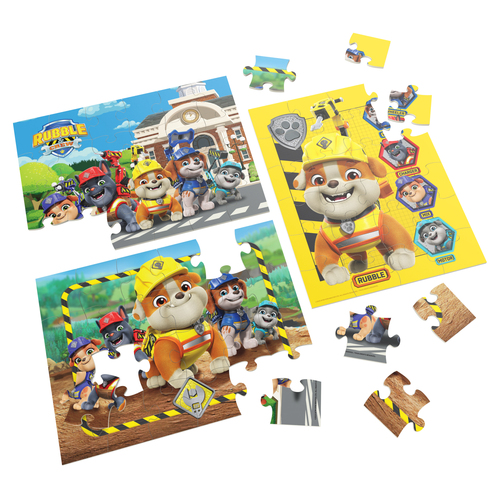 Games Wood Puzzles 3-Pack Trò chơi ghép hình 72 chiếc Phim hoạt hình