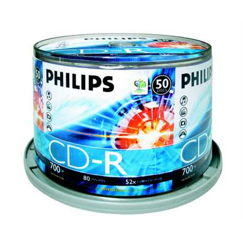 Đĩa CD trắng Philips 700MB / 80min 52x CD-R (50)
