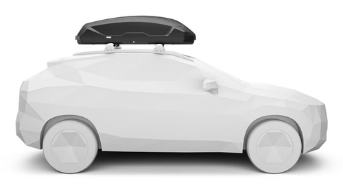Giá để đồ nóc xe hơi Thule Pulse 2 M Hộp đựng đồ gắn nóc xe màu đen
