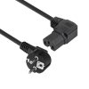 Dây cáp điện ACT AK5349 màu đen 1 m CEE7/7 IEC C15