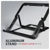Axagon STND-LAB Laptop-Ständer, höhenverstellbar, faltbar, Aluminium Giá đỡ máy tính xách tay & máy tính bảng màu đen 43,9 cm (17.3")